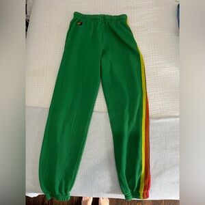 Women’s Aviator Nation Green Sweatpants Size medium
